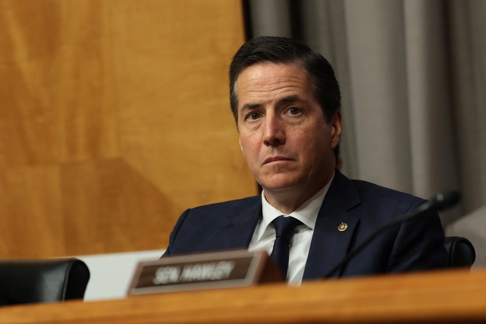 Republican Sen. Bernie Moreno of Ohio called Sunday for Miller, his former son-in-law, to resign from Congress and drop his re-election bid (Getty)