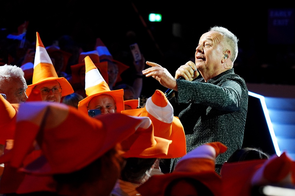 The event was headlined by Glasgow rockers Simple Minds (Andrew Milligan/PA) (PA Wire)
