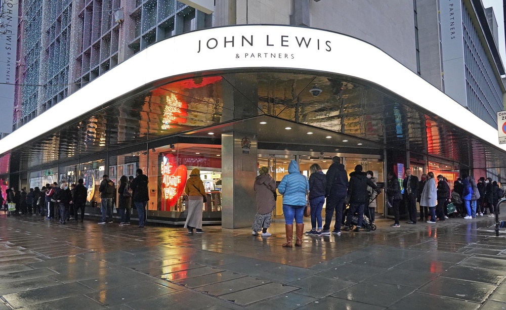 John Lewis Oxford Street is among the stores to benefit (Jonathan Brady/PA)