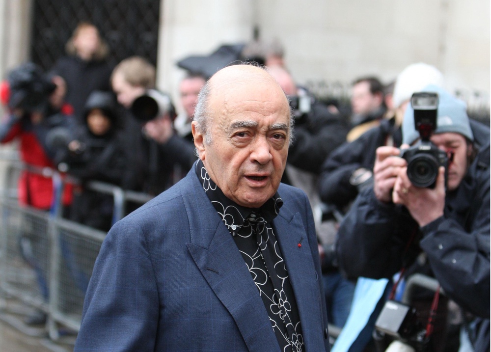 More than 400 allegations of sexual misconduct have been made against Mohamed Al Fayed (Steve Parsons/PA credit) (PA Archive)