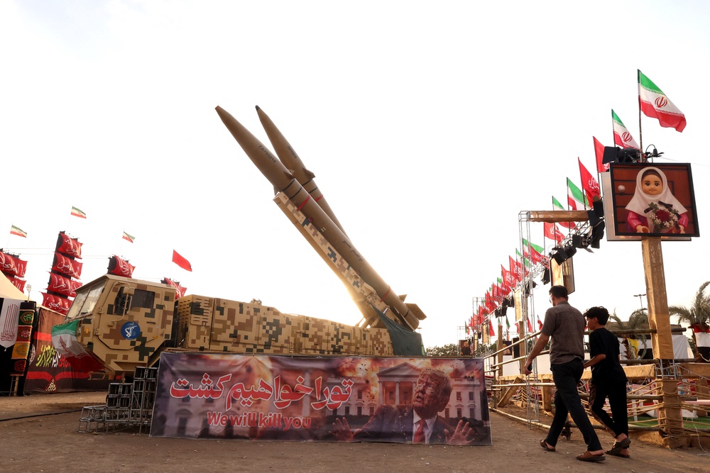 Image from: Iran-US war latest: Trump says Strait of Hormuz will soon be ‘called a territory of the United States’