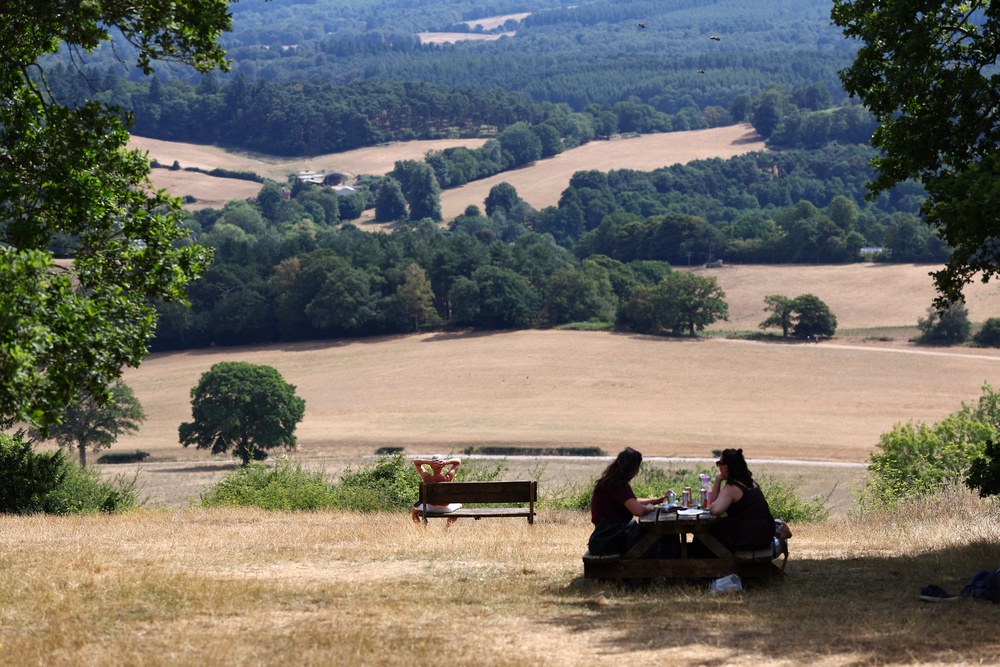 England and Wales have experienced their hottest July on record (AFP/Getty)