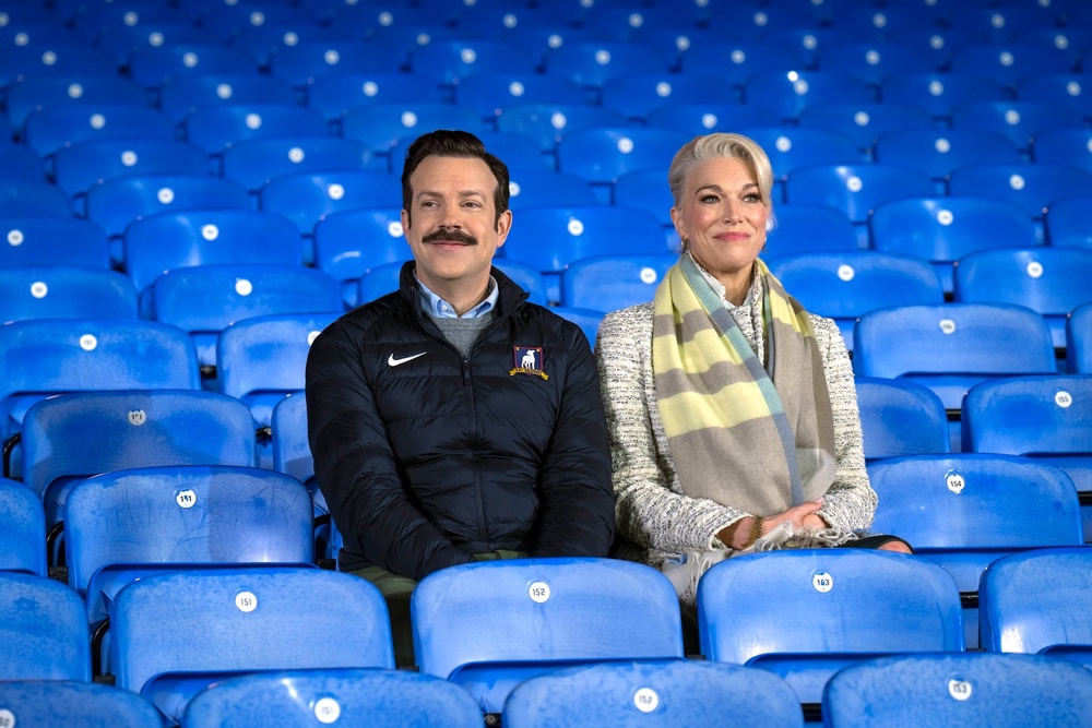 In ‘Ted Lasso,’ even Hannah Waddingham’s intimidating club owner is quickly softened over the course of one season (Apple TV+)