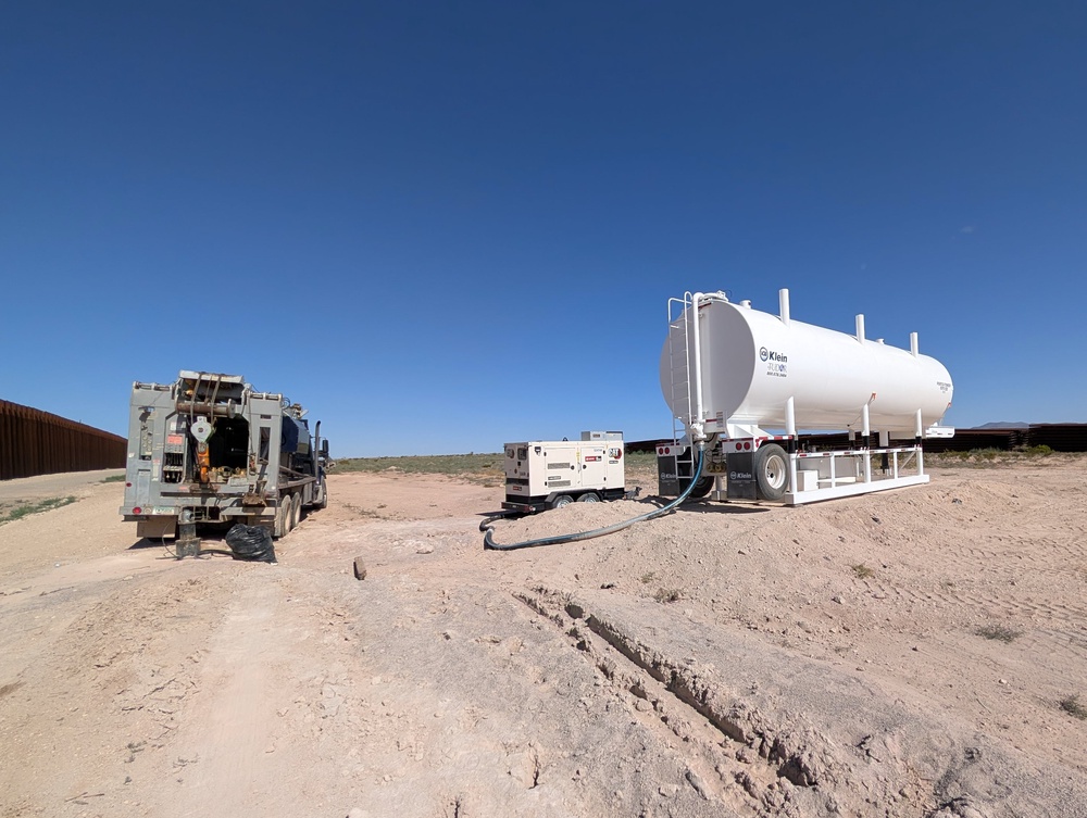 U.S. Customs and Border Protection, which oversees border wall construction, has said water is needed to make concrete for roads, wall construction and dust suppression