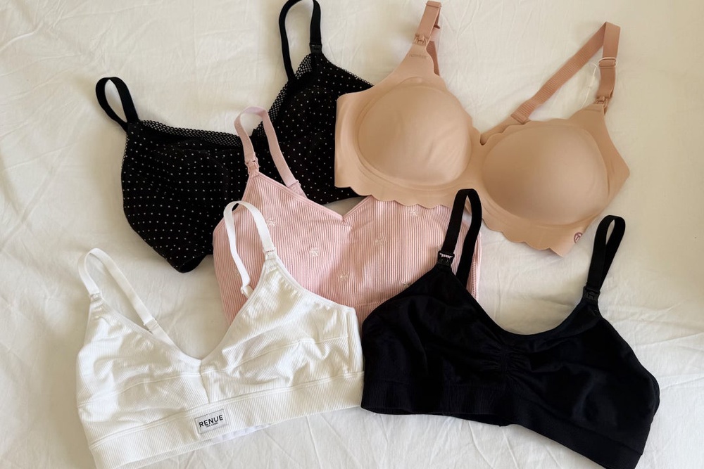 I tried a range of maternity bras in different styles and fabrics to find the very best (Sarah Jones/The Independent)