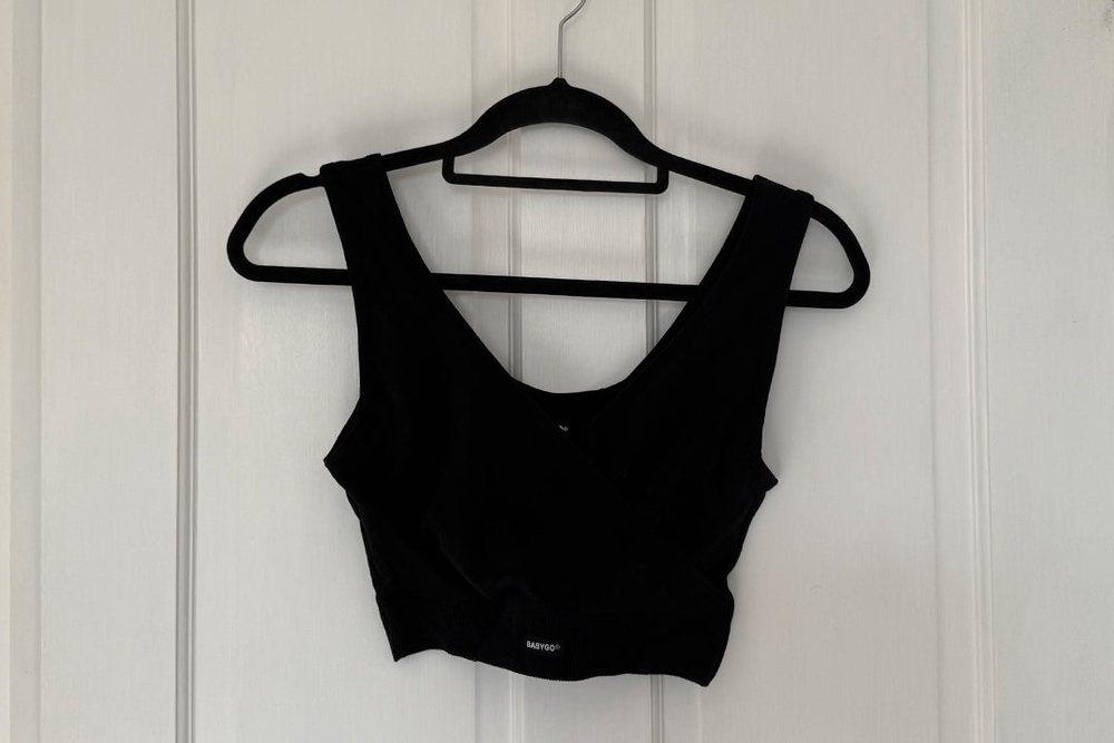The pull-on style means there are no fiddly hooks or fastenings to contend with (Sarah Jones/The Independent)