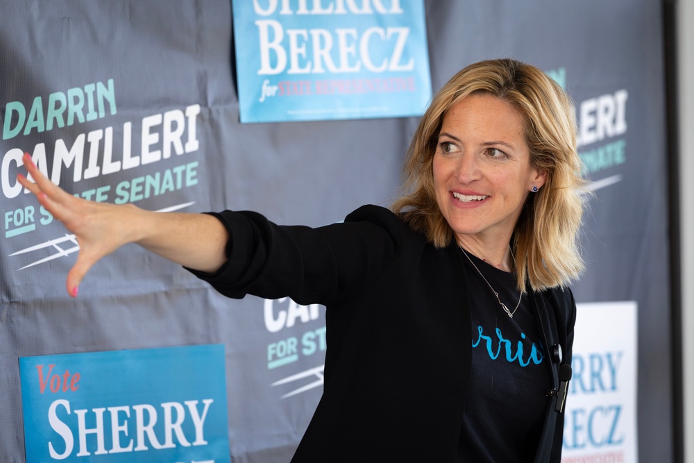 Michigan Secretary of State Jocelyn Benson is hoping to succeed Gretchen Whitmer in the governor’s mansion (Getty)
