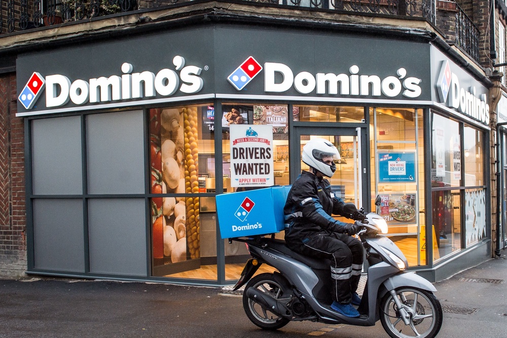 Domino’s said it delivered 45,000 extra orders during one of England’s late-stage World Cup matches (Dominos)