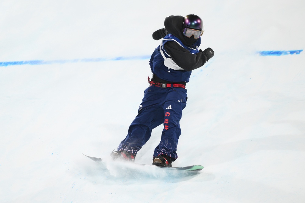 Snowboarder Mia Brookes was among those to narrowly miss out on a medal in Milan-Cortina (Getty)