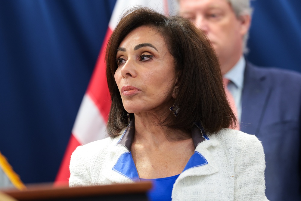 Jeanine Pirro’s job is reportedly in danger after she dropped charges on an ex-Olympian accused of vandalizing the Reflecting Pool (Getty)