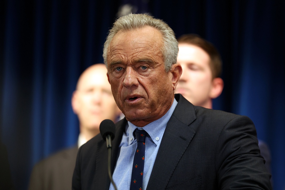Health Secretary Robert F. Kennedy Jr. promoted his 2021 book about Dr. Fauci shortly after the former public health official was questioned in the Senate last week (Getty)