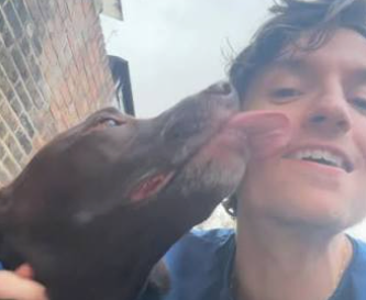 BBC Radio 1 presenter Greg James lost his chocolate Labrador, Barney, who was euthanised earlier this month (Greg James)