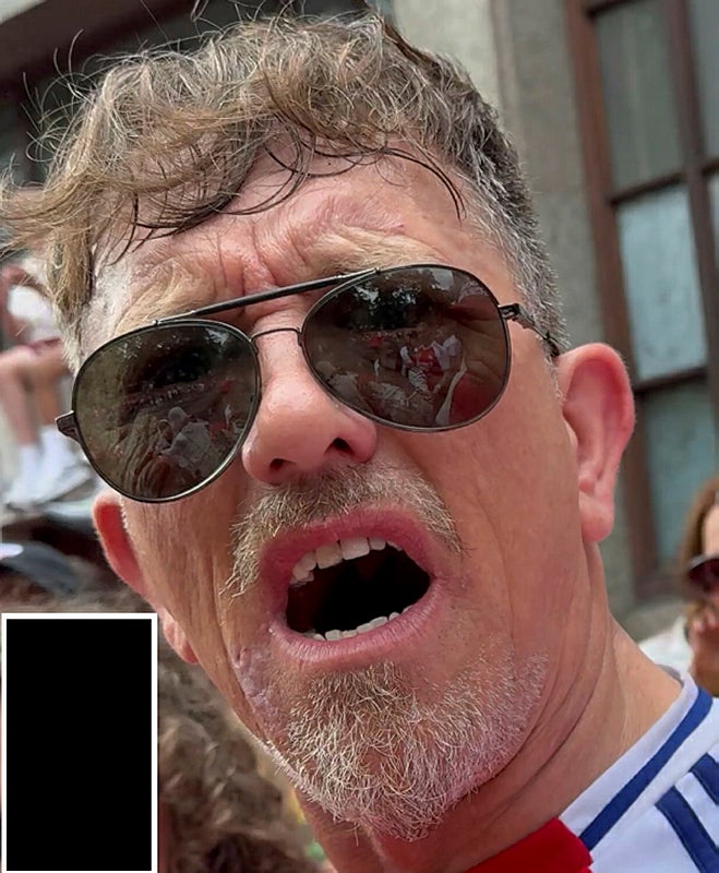 Image A - Police released this image following a report of a racially aggravated assault against a woman (Metropolitan Police)