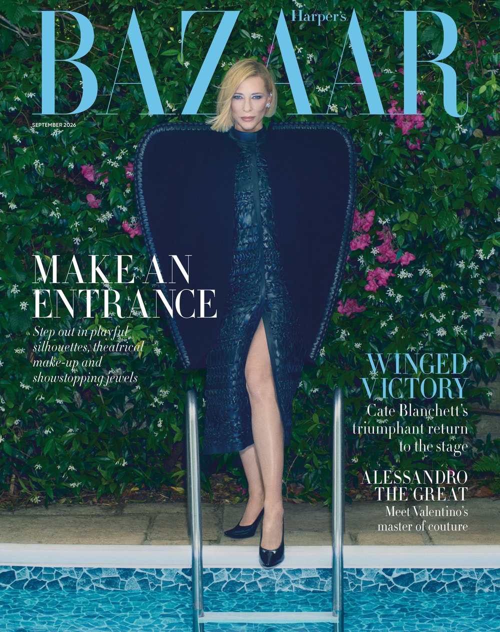 Cate Blanchett in the September issue of Harper’s Bazaar UK (Harper’s Bazaar UK/Emma Summerton)