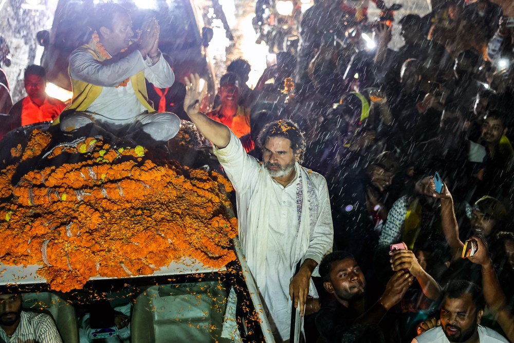 Prashant Kishor launched his party Jan Suraaj in 2024 (AFP/Getty)