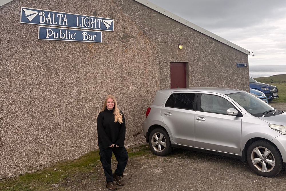 Balta Light, the northernmost pub in the British Isles (Amelia Neath/The Independent)