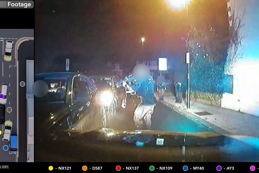 A screengrab issued by the Independent Office for Police Conduct (IOPC) of the incident where Chris Kaba was fatally shot by Martyn Blake (IOPC)