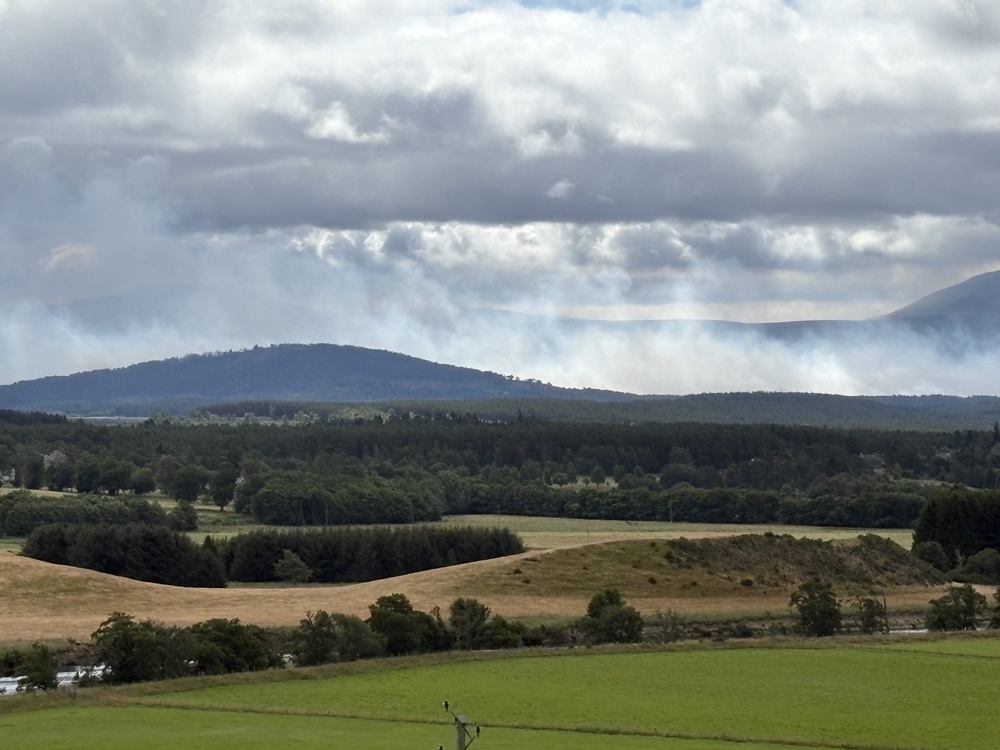 The wildfire in the Cairngorms National Park (Neil Pooran/PA) (PA Wire)