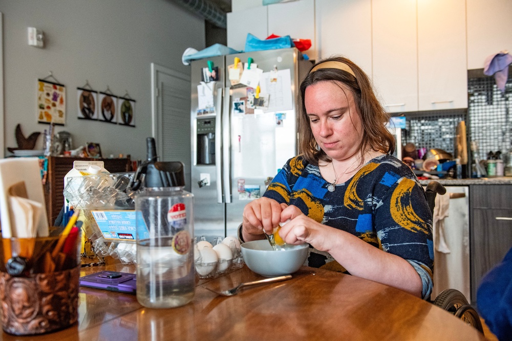 ‘I’ve had friends ask me how to tell when pasta is al dente or how to dice an onion. Once you know a few fundamental skills, cooking becomes less intimidating. Everyone starts somewhere,’ one Gen Z influencer said (AFP/Getty)
