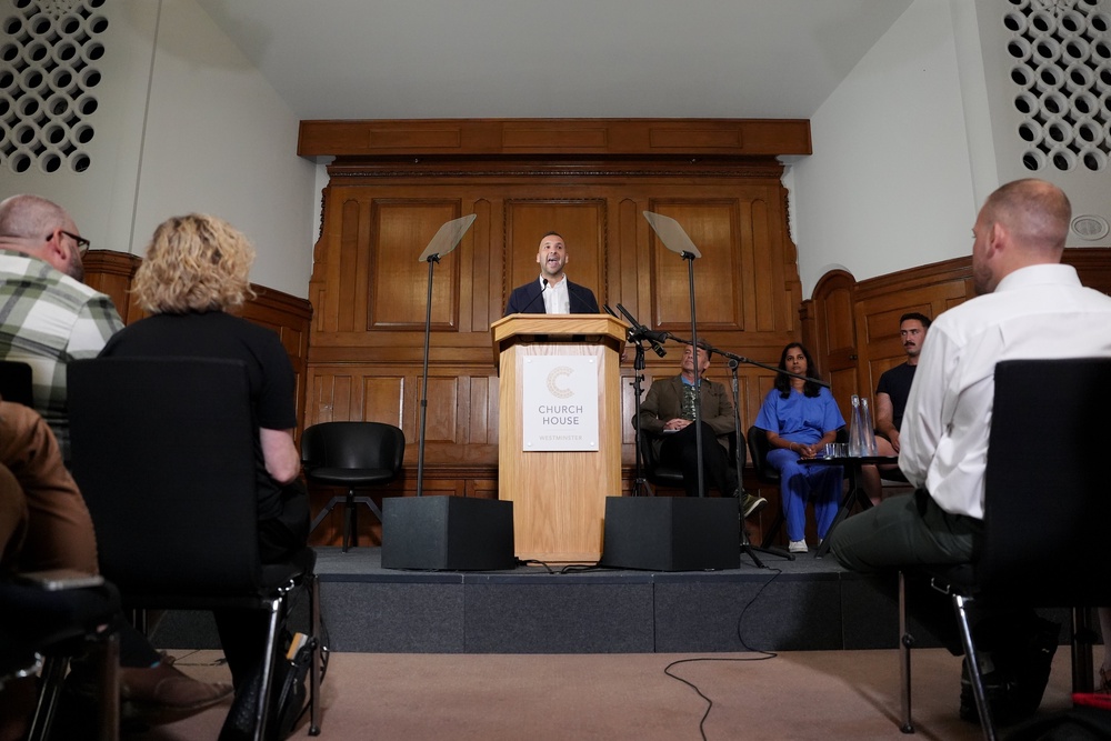 Green Party leader Zack Polanski spoke during a press conference at Church House in central London (Jonathan Brady/PA) (PA Wire)