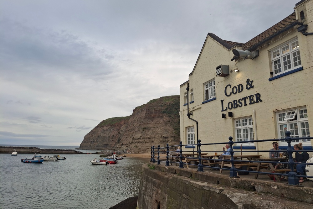 The Cod and Lobster has been washed away by North Sea storms at least four times (Joanna Whitehead)