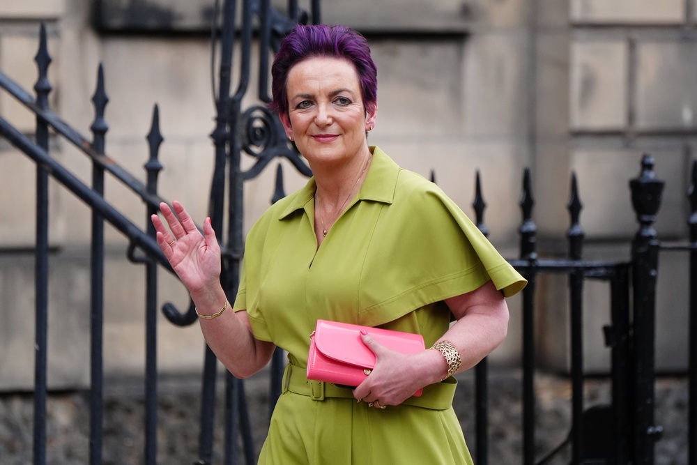 In an apparent swipe at Nicola Sturgeon, Angela Constance said John Swinney was the ‘best First Minister’ Scotland had ever had (Jane Barlow/PA) (PA Wire)