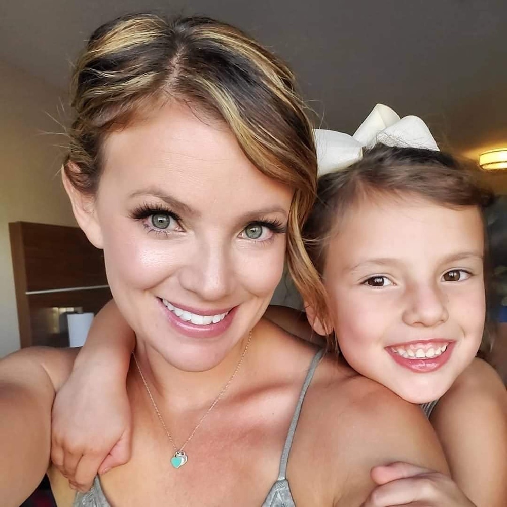 Britagne Miller of Goddard, Kansas, was bitten by spiders while sitting around a campfire with her family at Cheney Lake (GoFundMe)