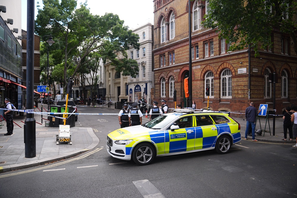 A woman was arrested following an incident in which four men were stabbed (James Manning/PA) (PA Wire)