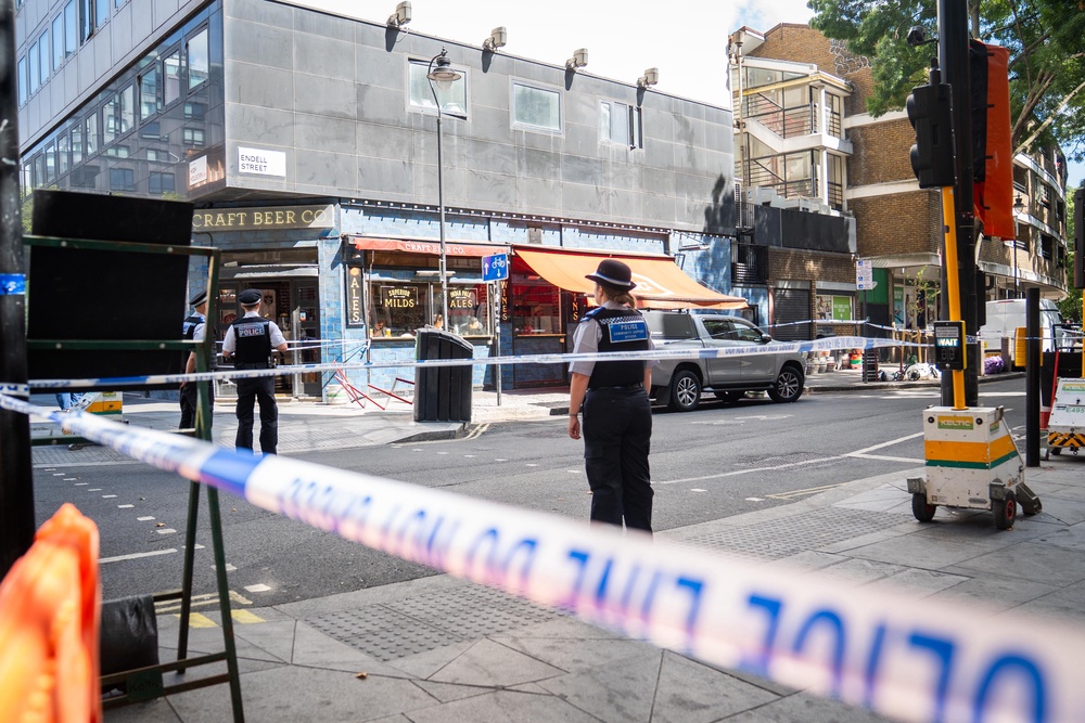 Emergency services near the scene (James Manning/PA) (PA)