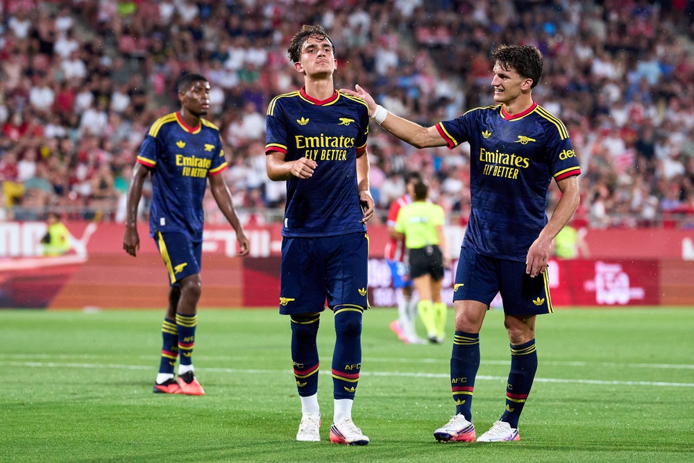 Max Dowman and Christos Tzolis both scored against Girona (Getty)