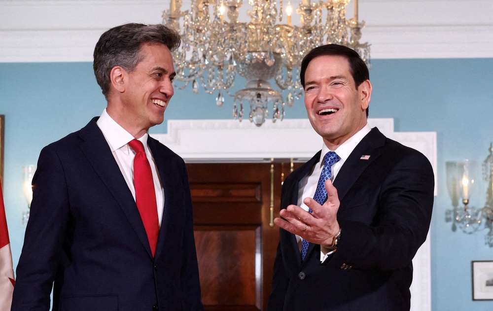 Mr Miliband was invited to the US capital by Mr Rubio after their recent first meeting on the sidelines of a foreign ministers’ summit in the Philippines last month (Reuters)