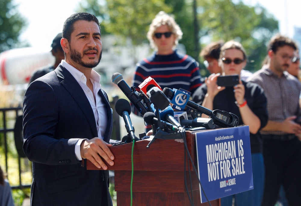 El-Sayed beat Rep. Haley Stevens this week in the Democratic primary for Michigan’s U.S. Senate seat. The former public health official has vowed to protect Michiganders of all faiths and has sharply criticized U.S. support for the Israeli ‘genocide’ in Gaza (Reuters)