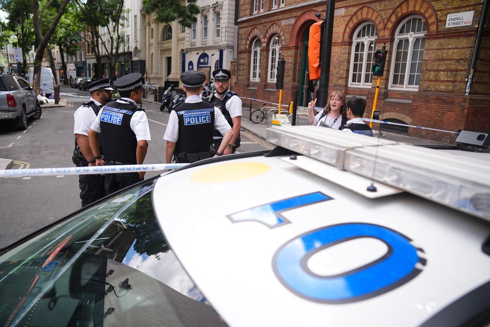 Emergency services near the scene (James Manning/PA) (PA Wire)