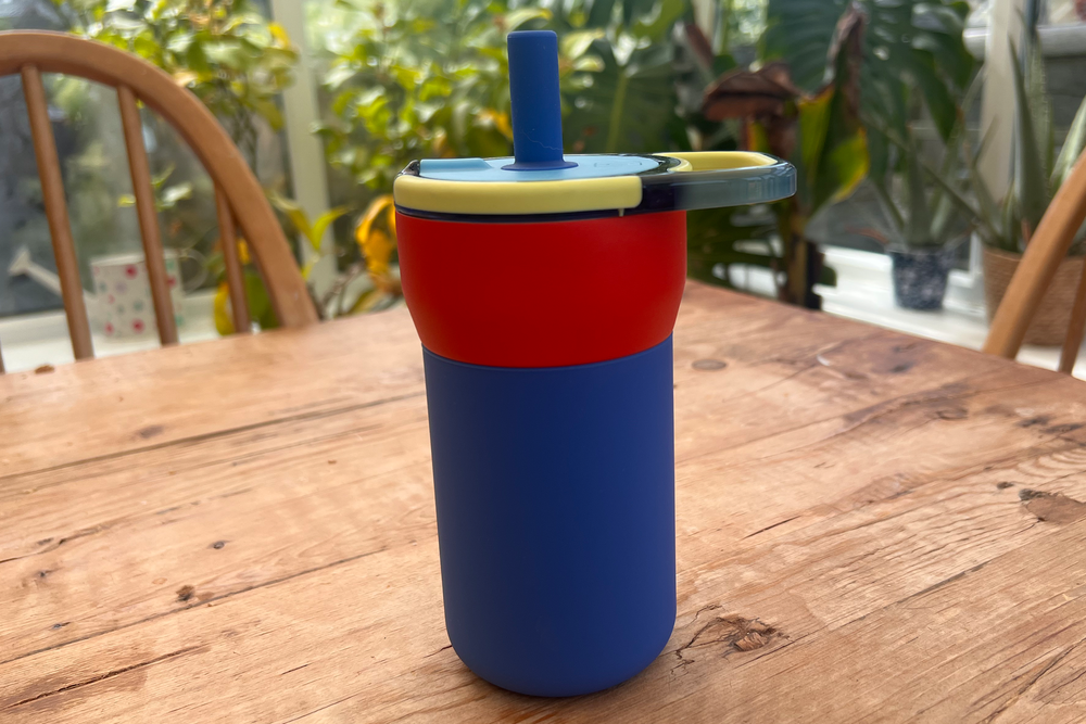 This straw bottle is leak proof (Sarah Dawson/The Independent)