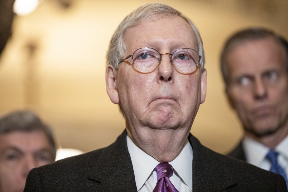 Senator Mitch McConnell will be absent for the vote (Getty)