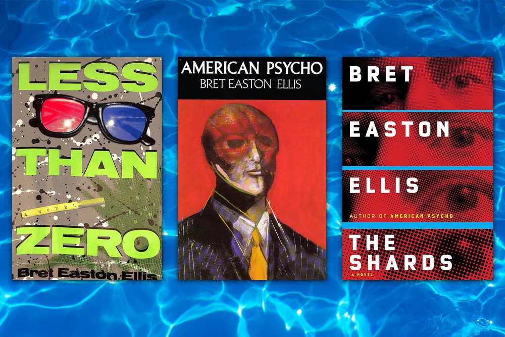 ‘Less Than Zero’, ‘American Psycho’ and ‘The Shards’ are among Ellis’s best-known works (Simon & Schuster/Vintage/Alfred A Knopf/Adobe)