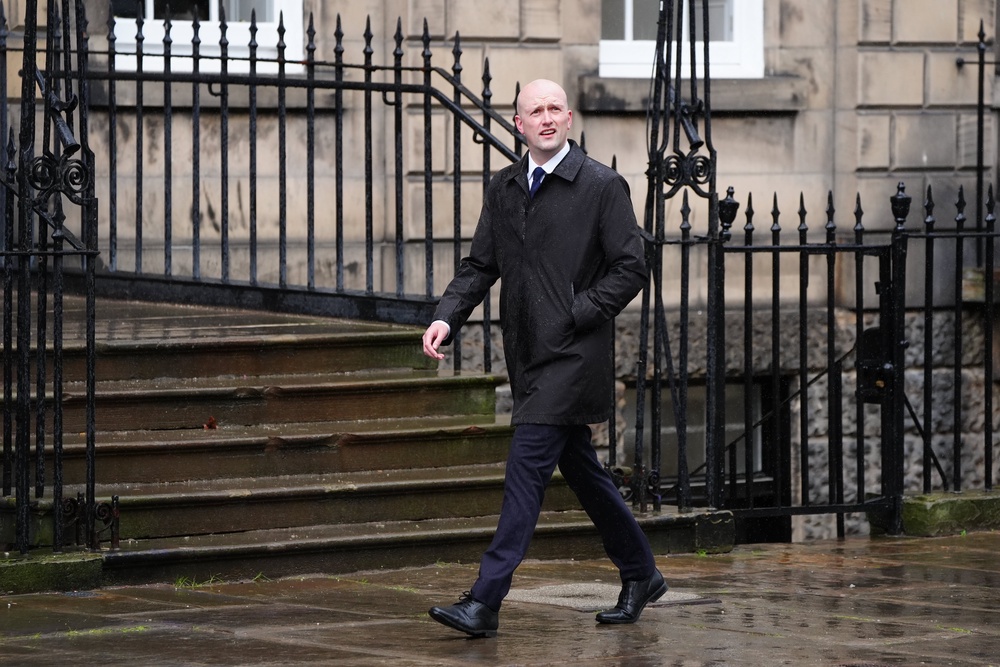 Scotland’s Economy Secretary Stephen Flynn visited the site on Thursday (Jane Barlow/PA) (PA Wire)