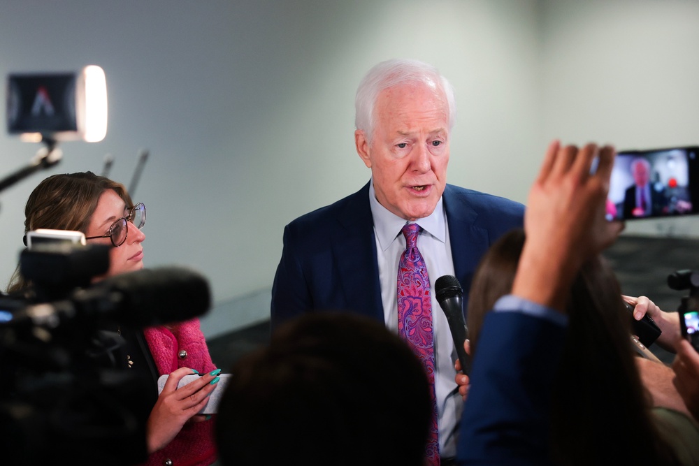 Sen. John Cornyn (R-Texas) said Democrats ‘Democrats are making it easier on Republicans’ by nominating El-Sayed (Getty)