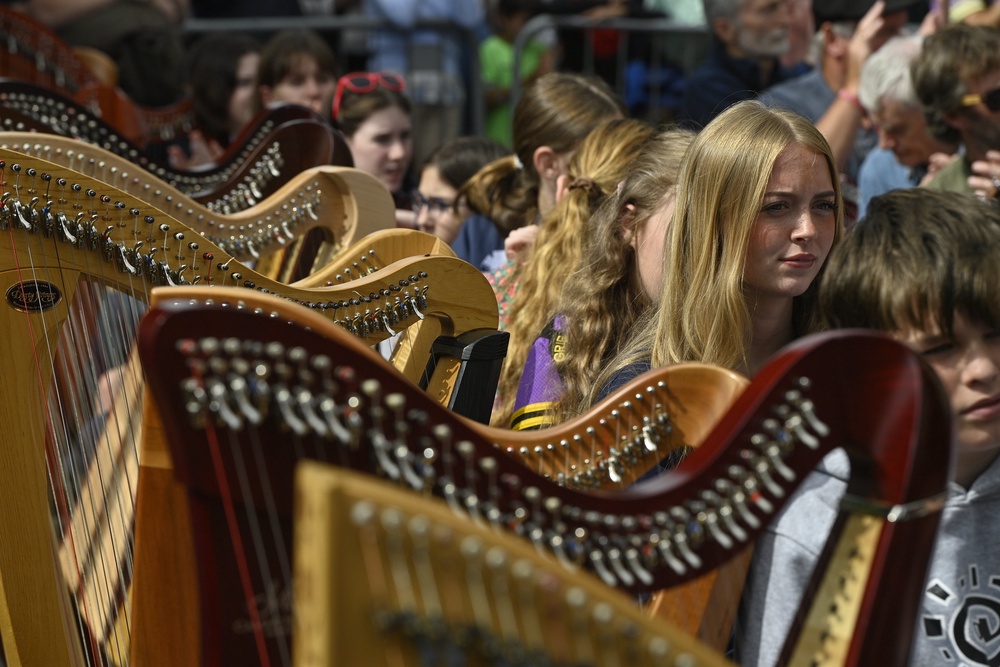 Performers at Fleadh Cheoil na hÉireann 2026 in Belfast (Mark Marlow/PA) (PA Wire)