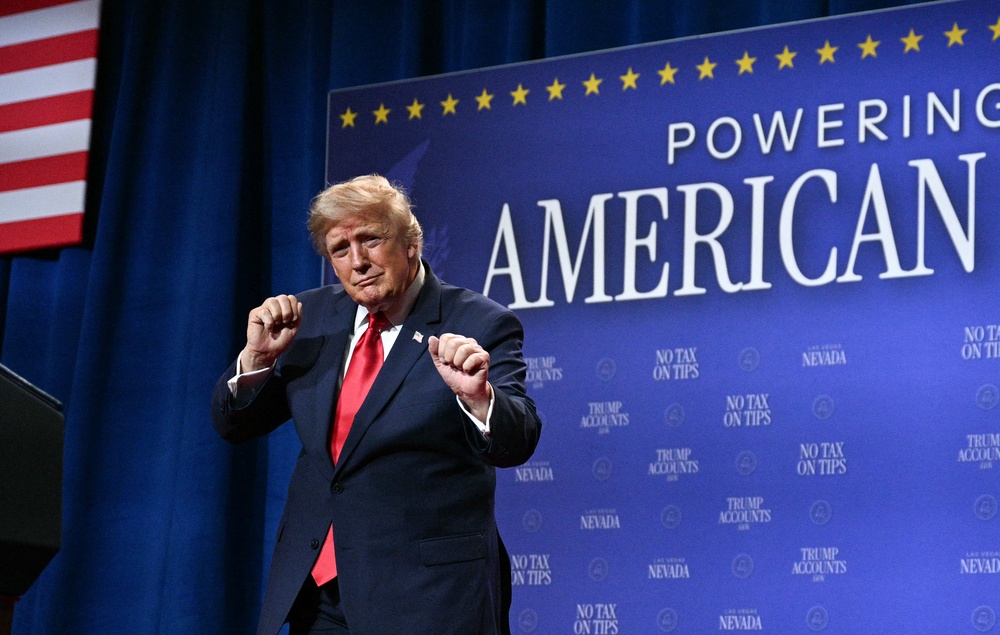 As an apparent condition for dropping his $10 billion lawsuit against the IRS, the president has sought to open an ‘Anti-Weaponization Fund’ for aggrieved allies and receive an immunity deal that shields him from tax audits (AFP/Getty)
