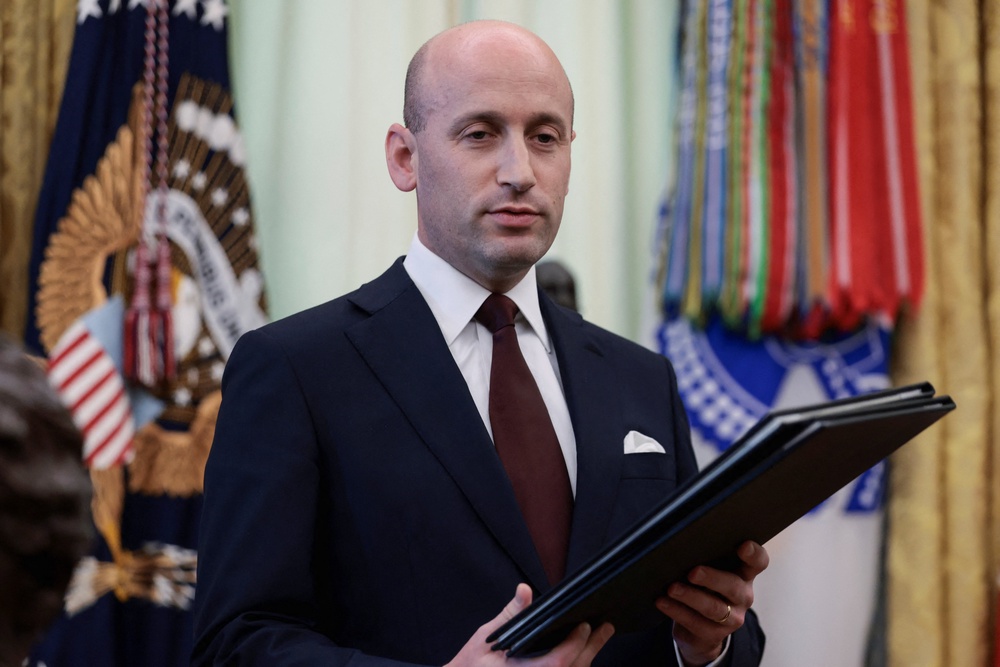 Stephen Miller has led the president's efforts to restrict both legal and illegal immigration (Reuters)