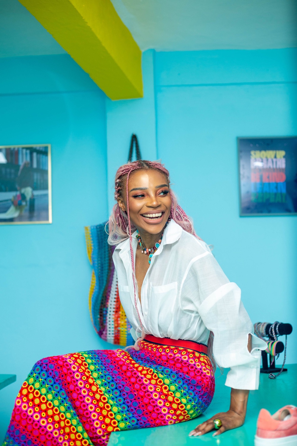 Juliette Foxx returned to Cameroon to create The Creative Corner, a programme helping young people discover local craft skills while demonstrating that creativity is everywhere, even if opportunity isn't. (Copyright: The Creative Corner)