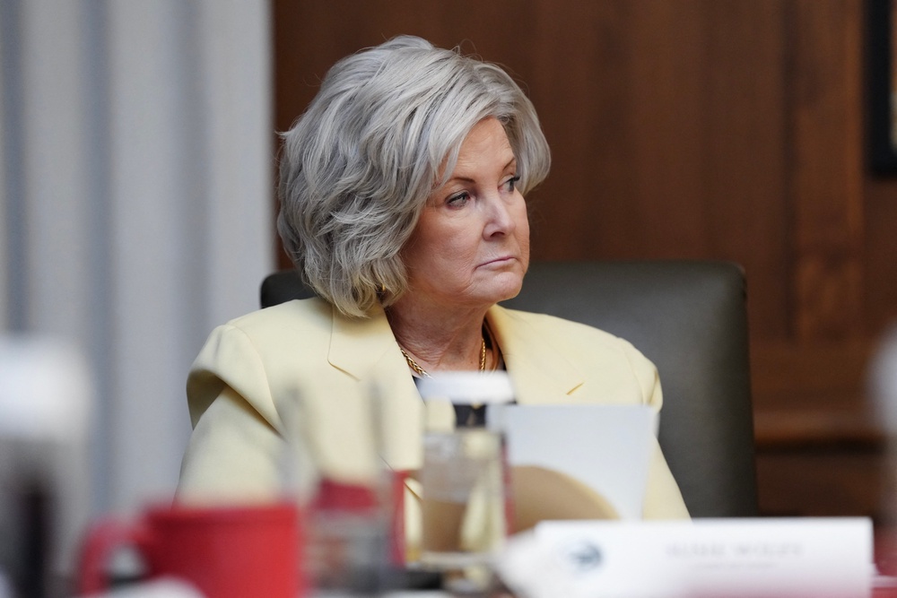 White House chief of staff Susie Wiles also had her phone hacked last year (AFP/Getty)