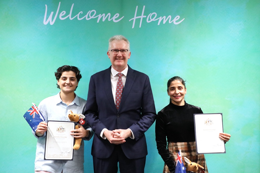 The two Iranian footballers claimed asylum in Australia after the Women’s Asian Cup
