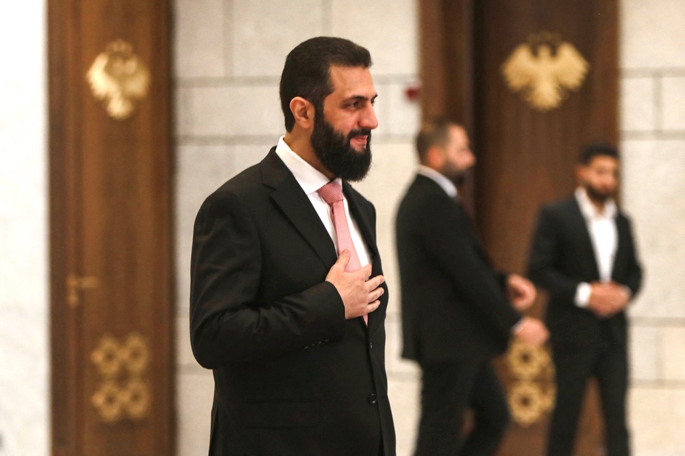 Trump has also gushed over the looks of Syria's President Ahmed al-Sharaa (AFP/Getty)