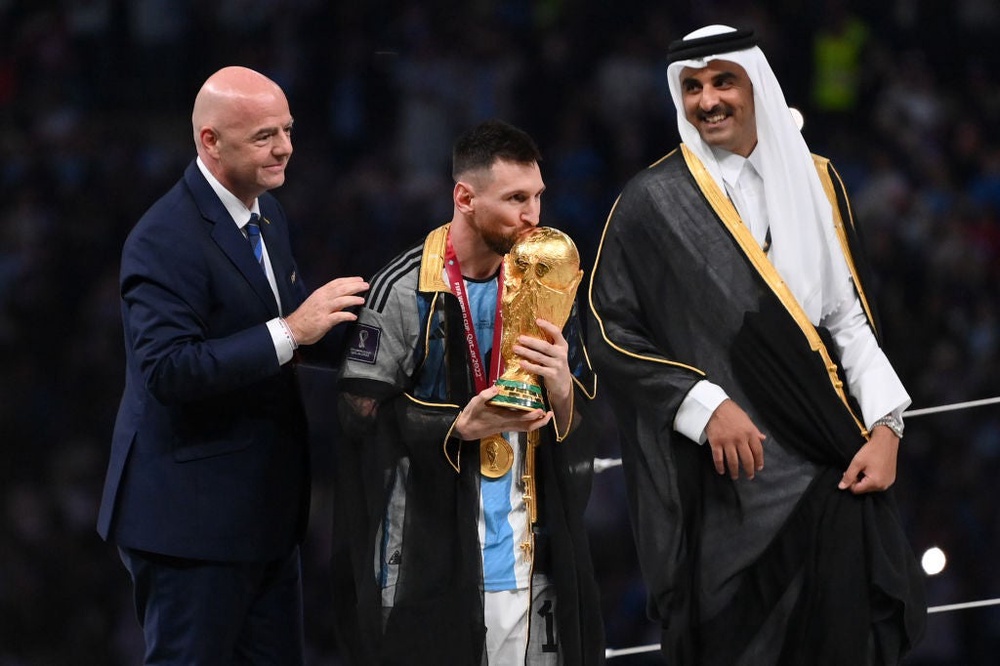 Qatar's FA has backed Infantino to continue as president (Getty Images)