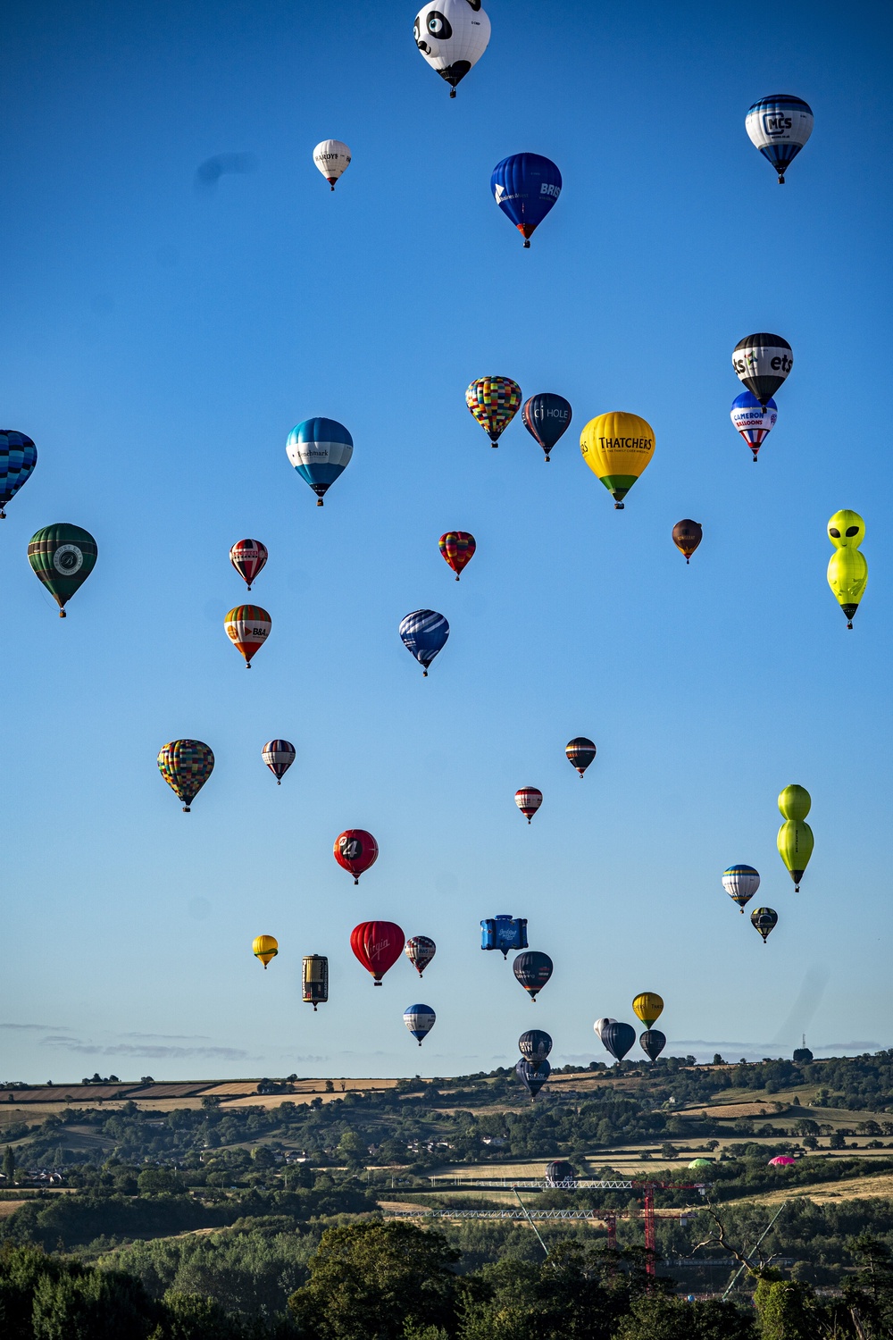 The Bristol International Balloon Fiesta is an annual free festival of hot air ballooning (Ben Birchall/PA) (PA Wire)