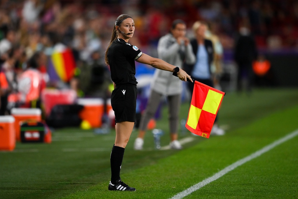 Massey-Ellis also officiated in Fifa and Uefa competitions (Getty)