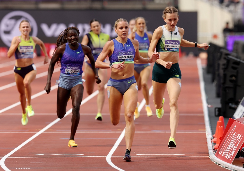 Hodgkinson returned to winning ways at the London Diamond League last month (Getty)