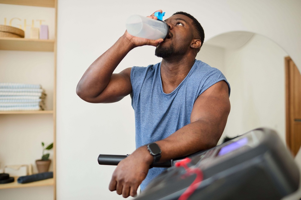 ‘If you’re only hydrating during the workout, it’s almost too late because it’s likely that the body will already be dehydrated,’ says Tibbles (PA)